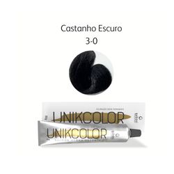Coloracao-Unikcolor-3.0-Castanho-Escuro-Gaboni-Professional-50g