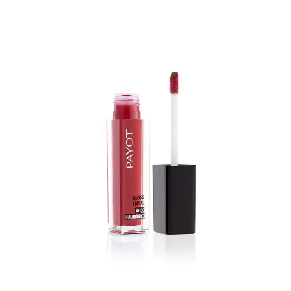 Aplicador doe-foot do Gloss Payot Floripa exibindo textura cremosa e acabamento brilhante