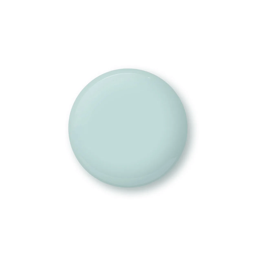 Amostra da cor azul claro pastel do Esmalte Bauny Juliano