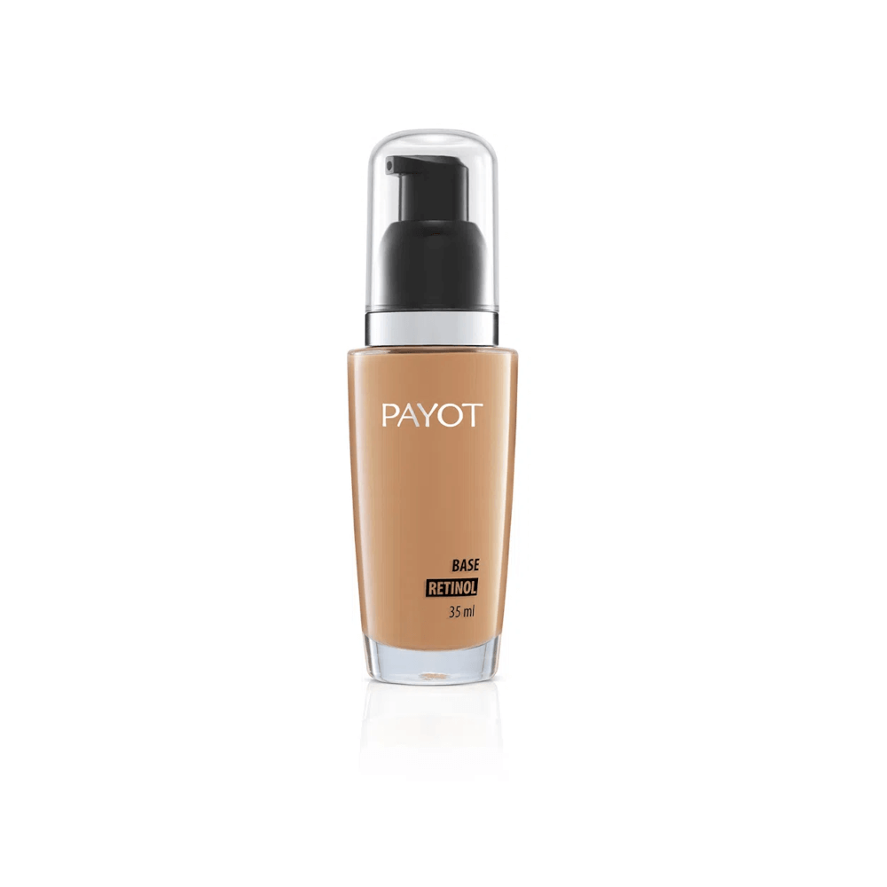 Frasco pump Base Líquida Payot Retinol 60 cor bege médio