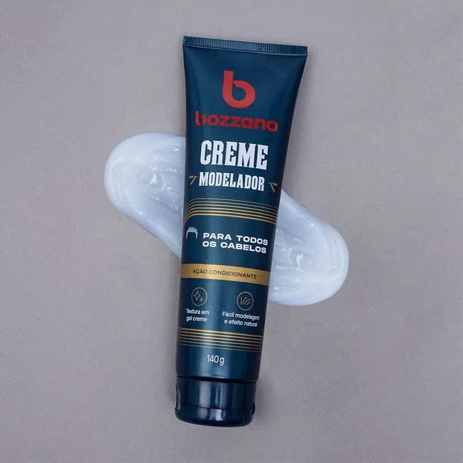 Creme modelador Bozzano 140g com textura gel creme