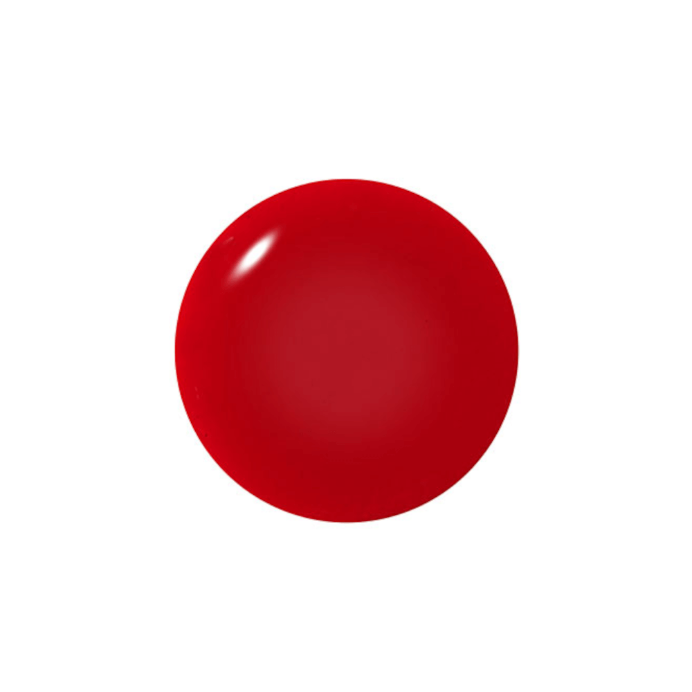 Amostra da cor vermelho intenso do esmalte Colorama Guru Do Amor Uma Grande Gostosa