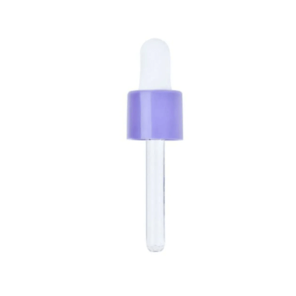 Conta-gotas do Sérum Facial Ruby Rose Stay Fix com tampa roxa