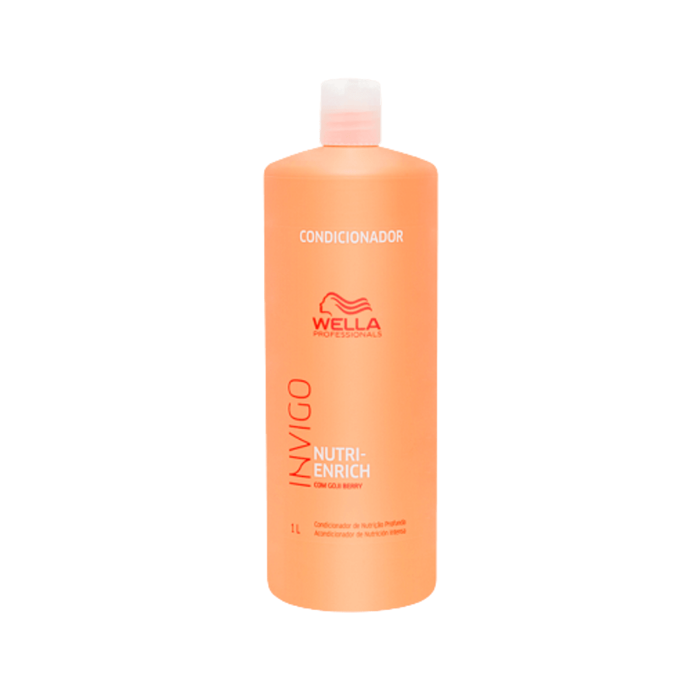 Condicionador Wella Professionals Invigo Nutri-Enrich 1000ml frasco laranja
