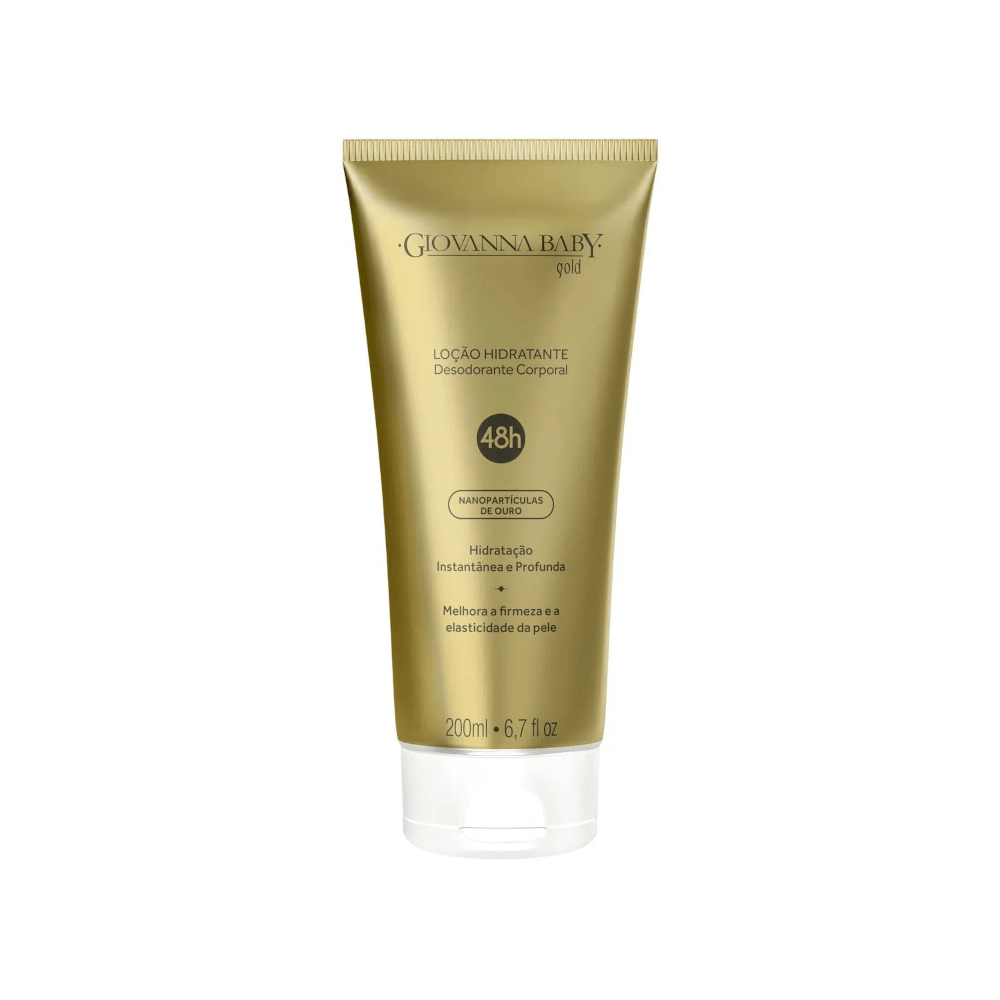 Loção Hidratante Desodorante Giovanna Baby Gold 200ml - frontal
