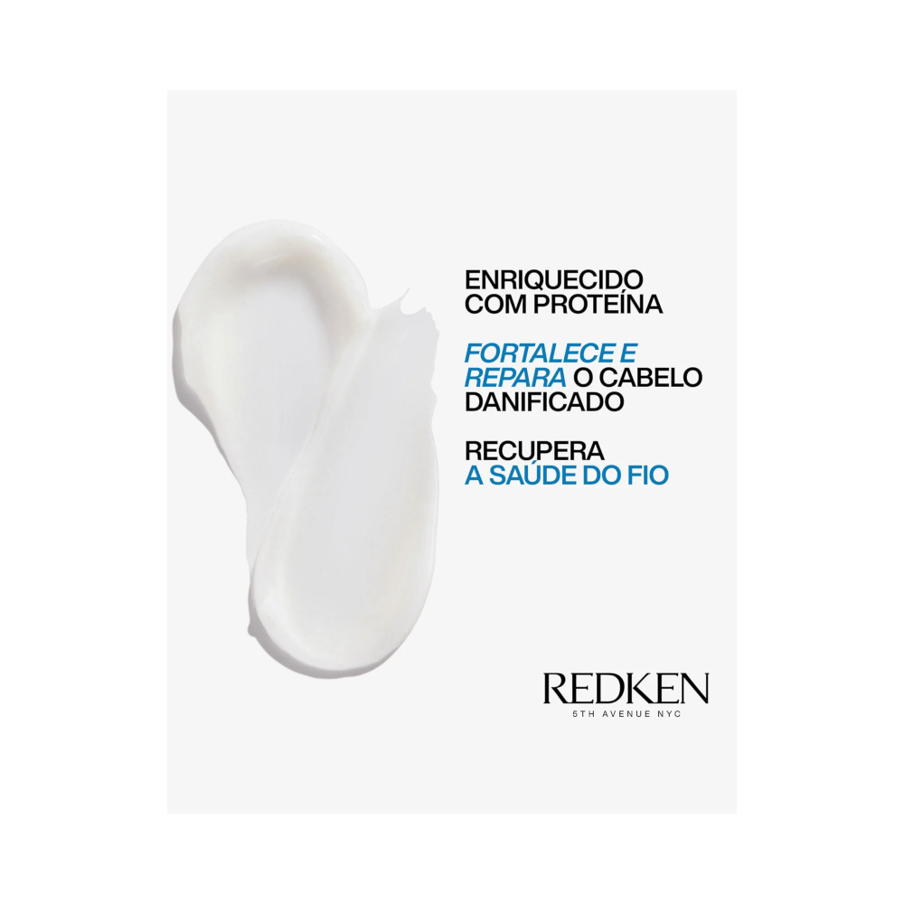 Textura cremosa branca da Máscara Redken Extreme