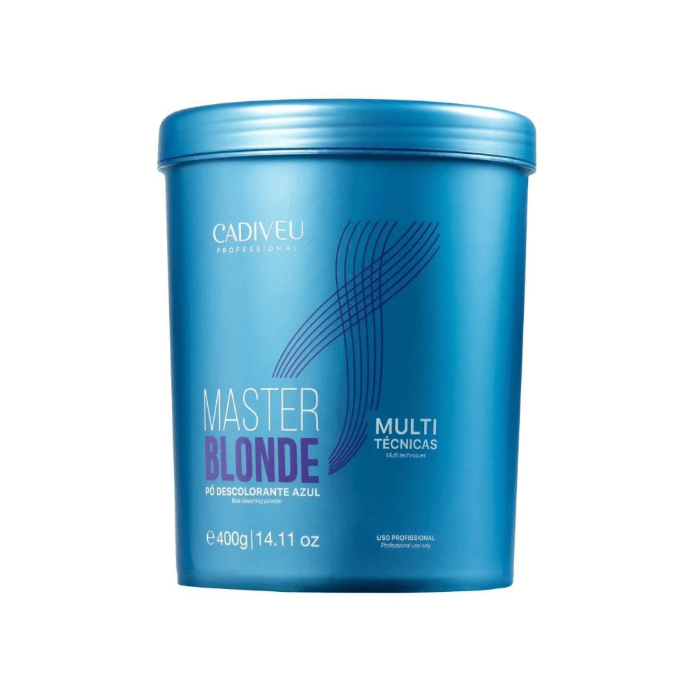Pó Descolorante Cadiveu Master Blonde 400g - embalagem azul metálica