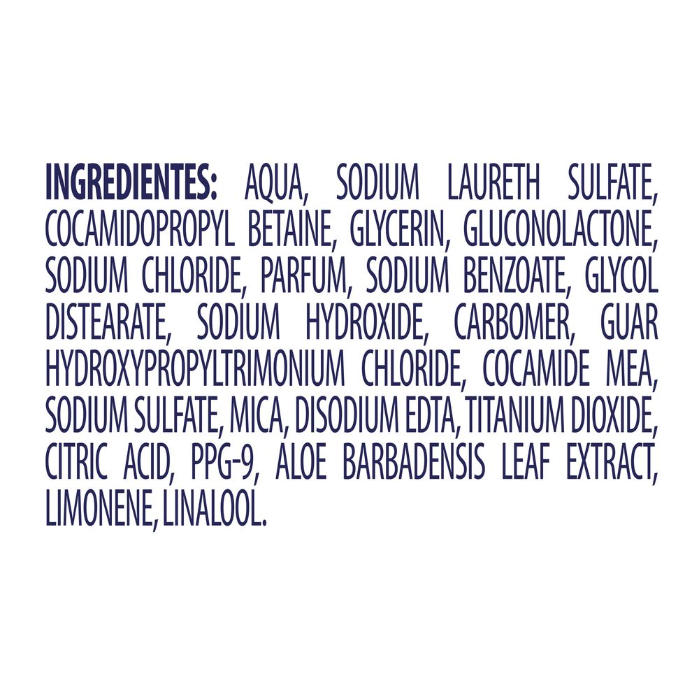 Lista de ingredientes e especificações do Shampoo Dove Cacheados