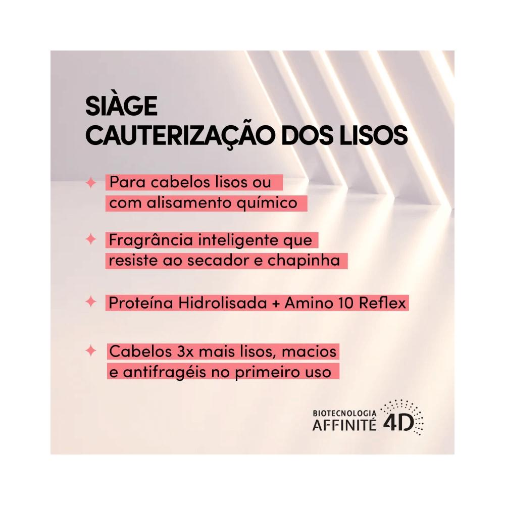 Imagem informativa com atributos da Máscara Siàge Carteização dos Lisos