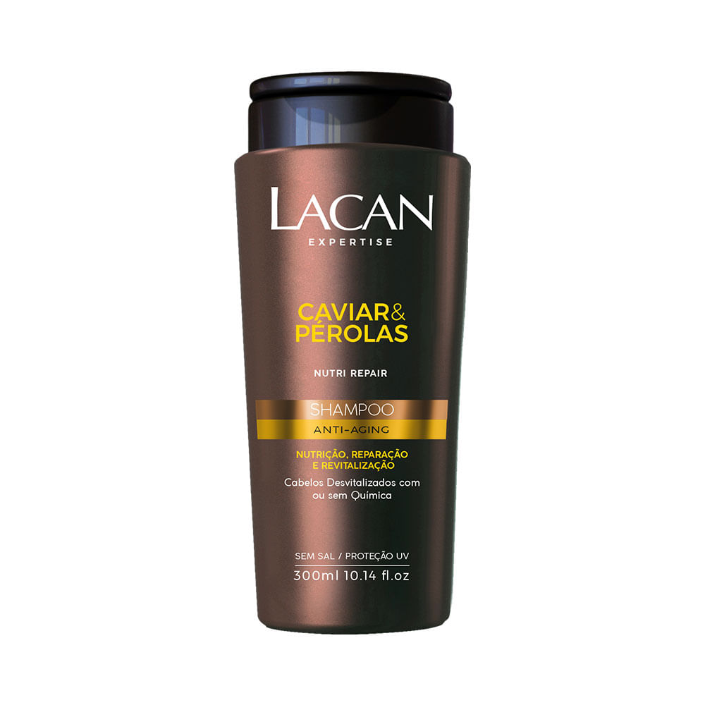 Frontal do Shampoo Lacan Nutri Repair Caviar & Pérolas 300ml