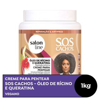 Creme de Pentear Salon Line Redutor de Volume Definição Intensa 1000g -  Ikesaki