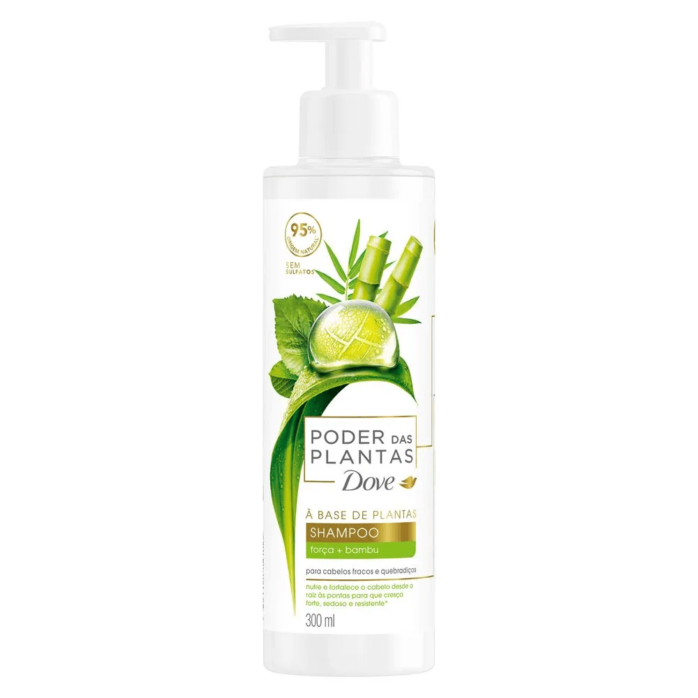 Shampoo Dove Poder das Plantas Força + Bambu 300ml
