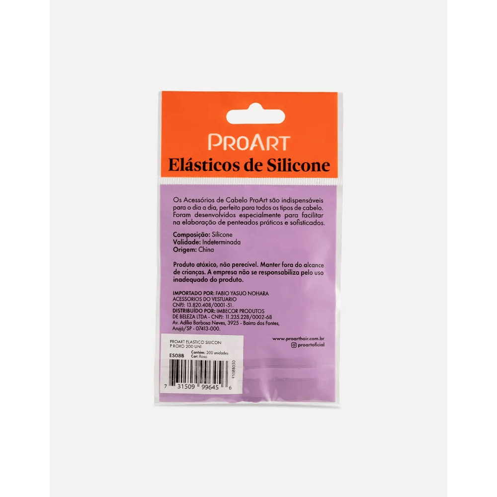 Parte traseira da embalagem com informações do produto