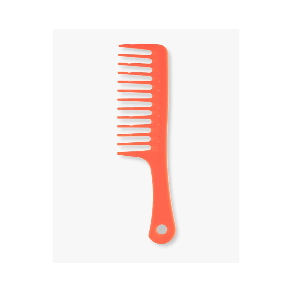 Pente ProArt Dentes Largos Laranja visto sem embalagem