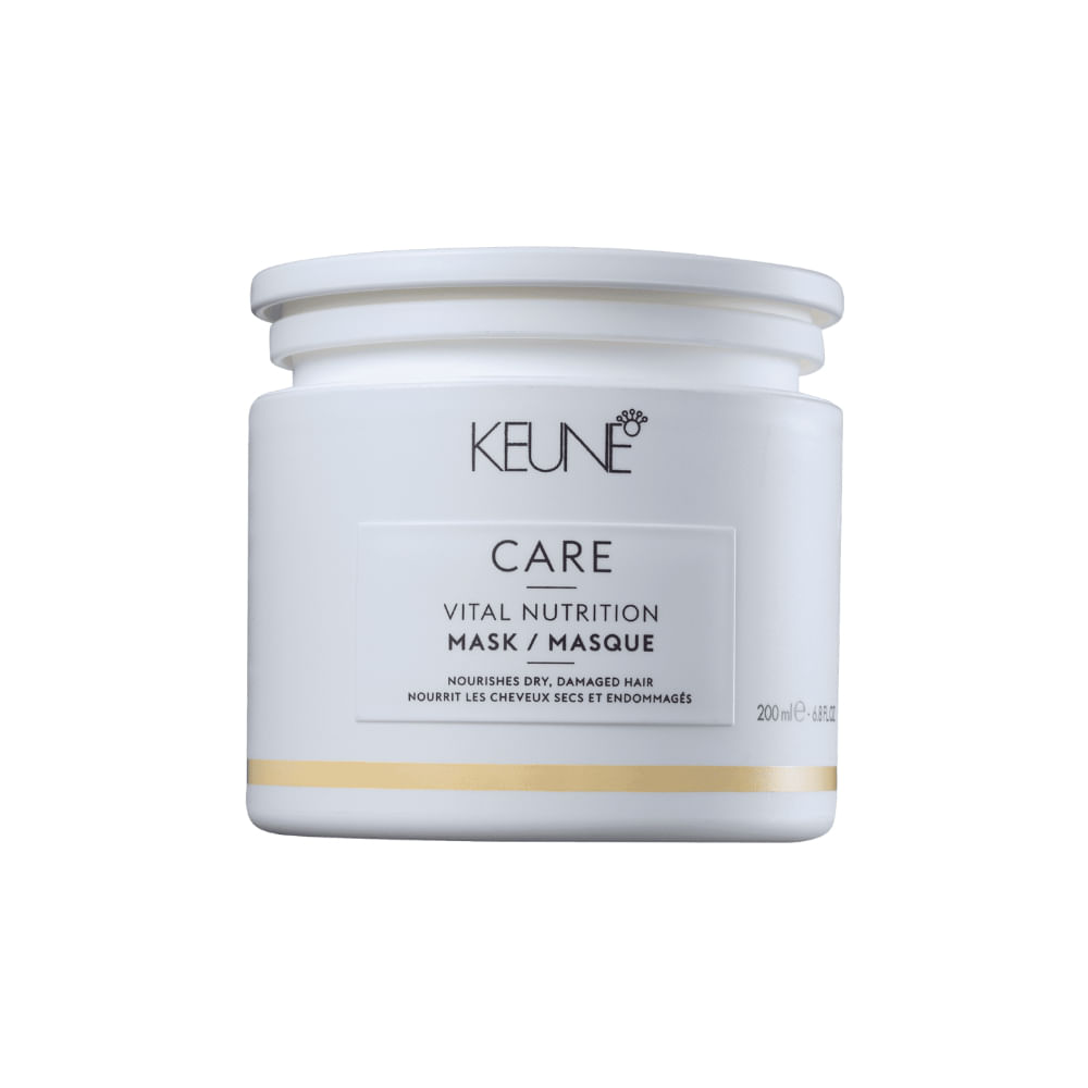 Máscara Keune Care Vital Nutrition 200ml - frasco branco fosco