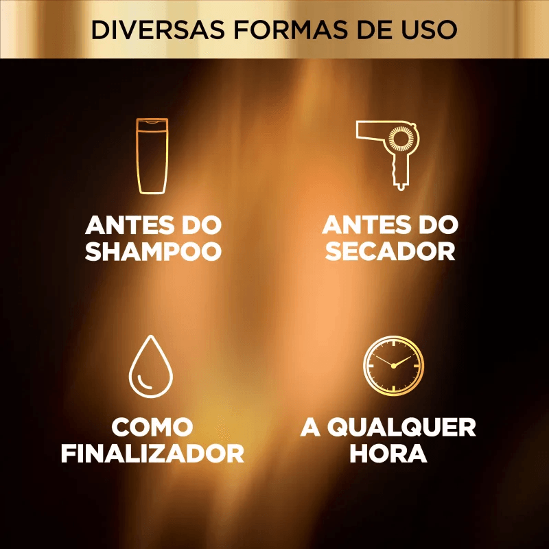 Formas de uso do Óleo Extraordinário Elseve L'Oréal Paris