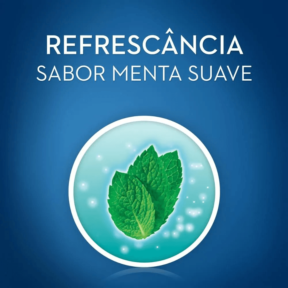 Destaque menta suave e sensação refrescante do Oral-B 123