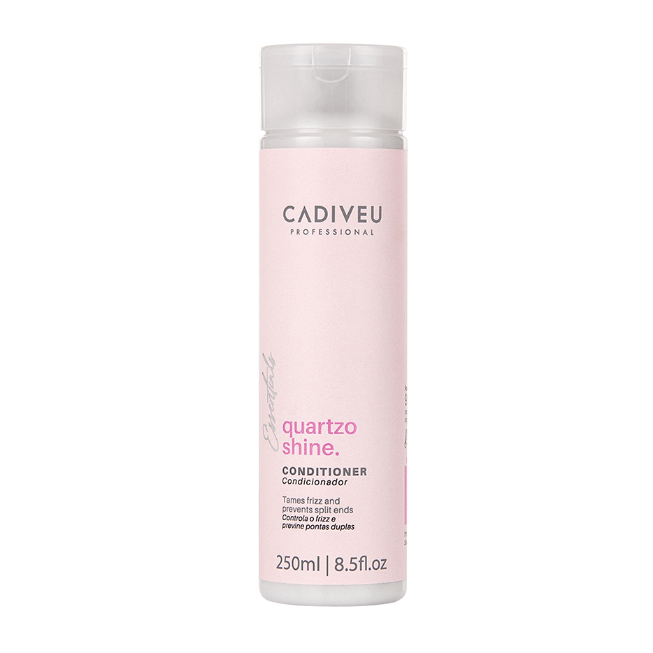 Frasco de condicionador Cadiveu Essentials Quartzo Shine 250ml