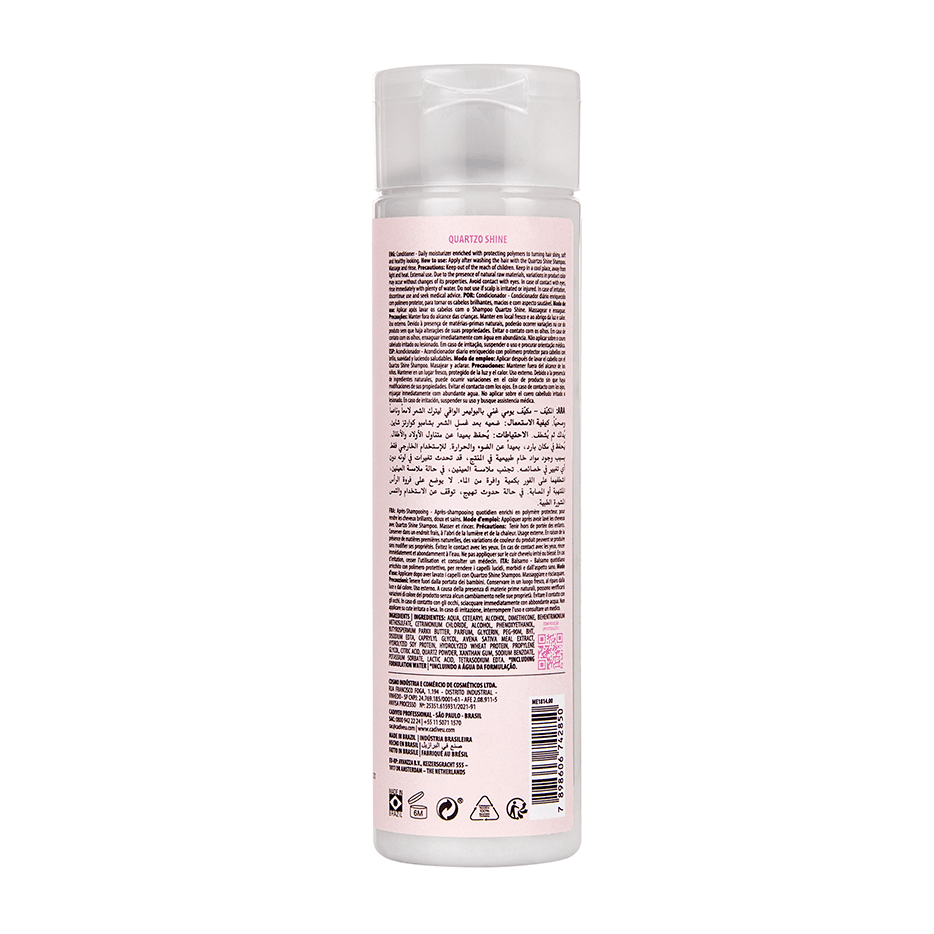 Frasco de condicionador Cadiveu Essentials Quartzo Shine 250ml