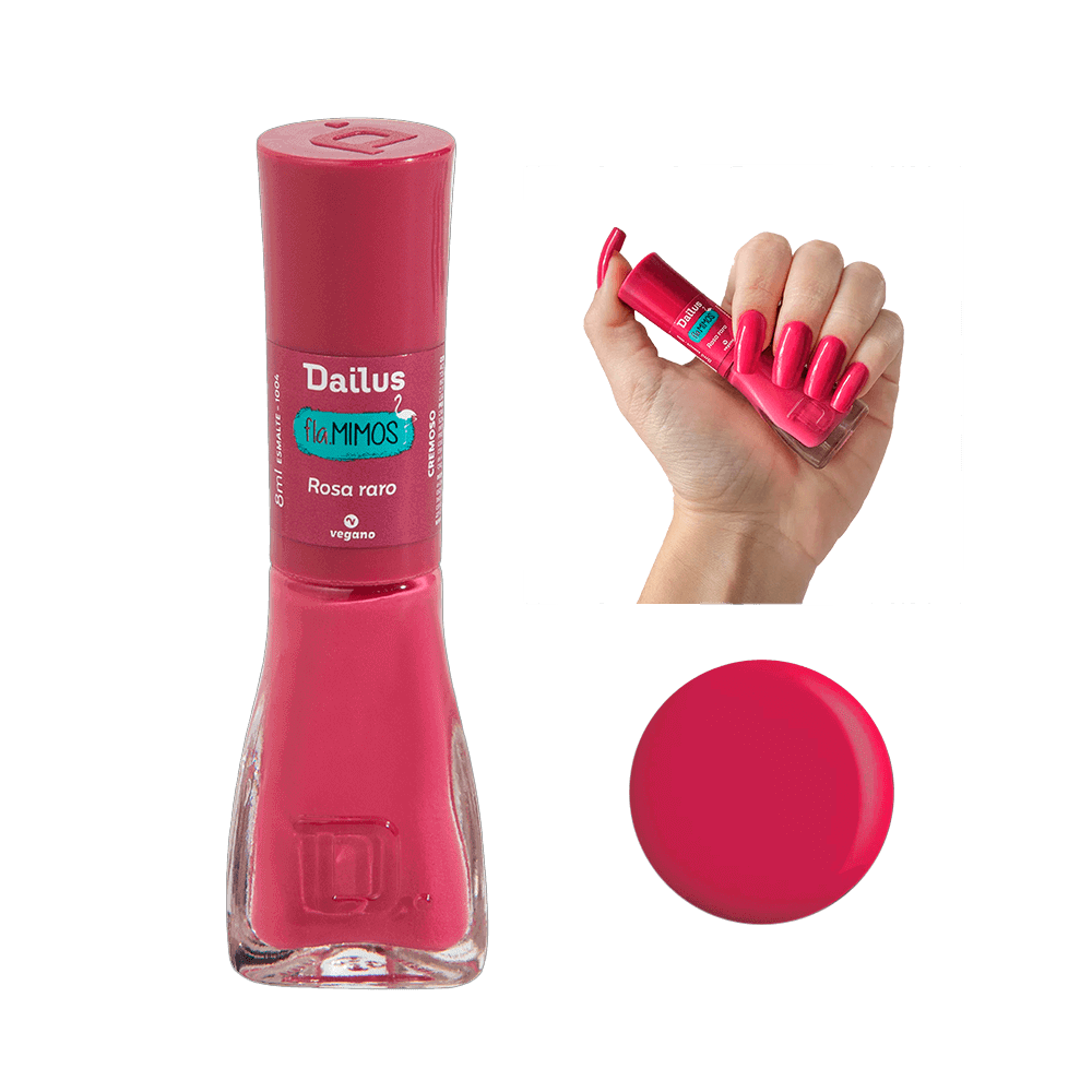 Esmalte Dailus Fla.Mimos Rosa Raro frasco fechado