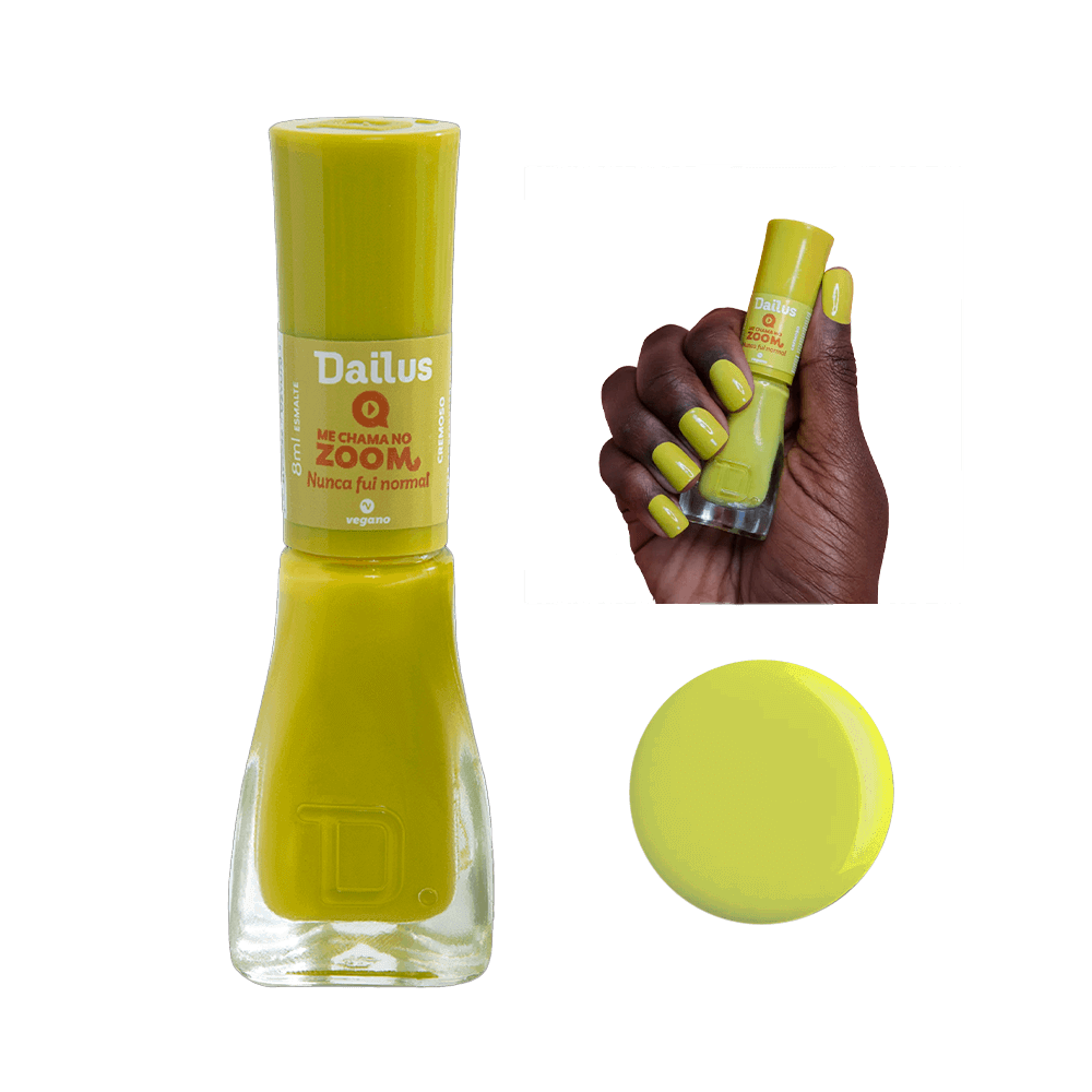 Esmalte Dailus Me Chama no Zoom Nunca Fui Normal Verde Oliva 8ml