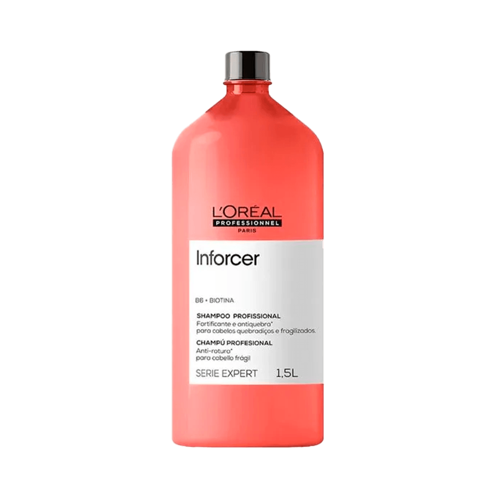 Shampoo L'Oréal Professionnel Serie Expert Inforcer 1500ml - embalagem frontal vermelha