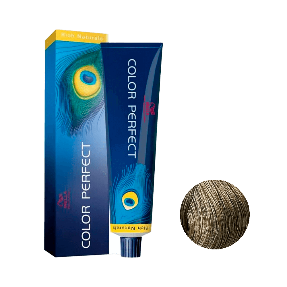 Coloração Color Perfect Rich Naturals 6/2 Louro Escuro Matte 60g - embalagem e tubo