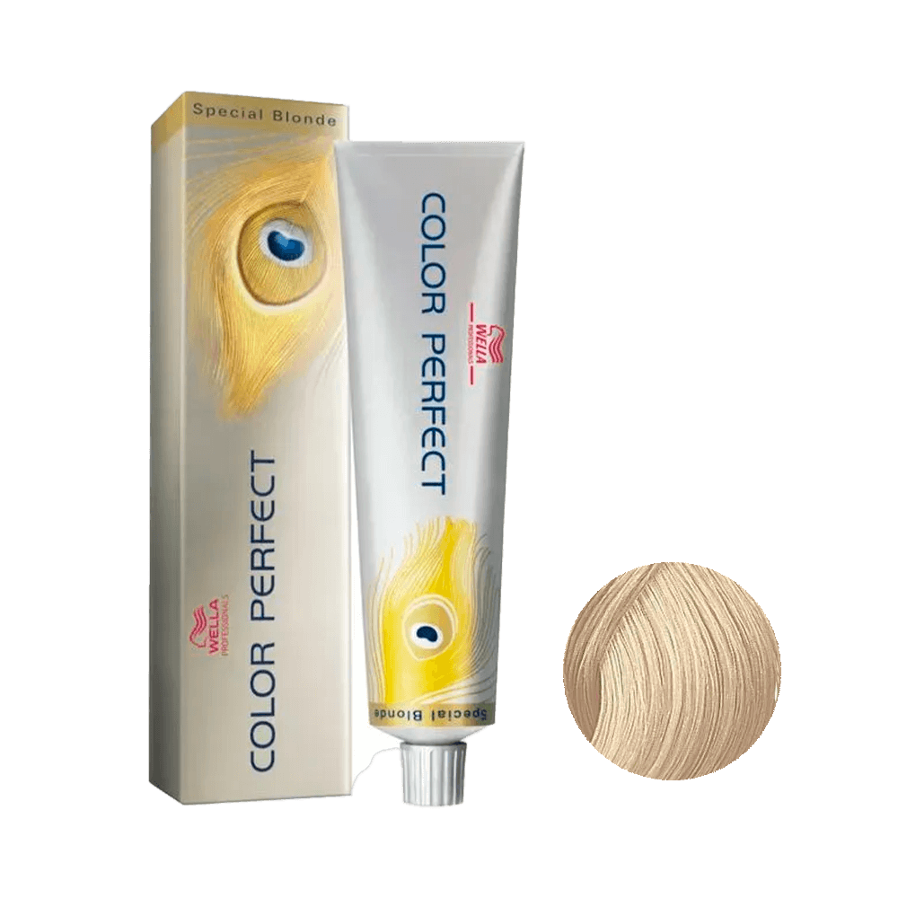 Embalagem e tubo da Coloração Color Perfect Special Blonde 12/11 Louro Cinza Intenso Especial 60g