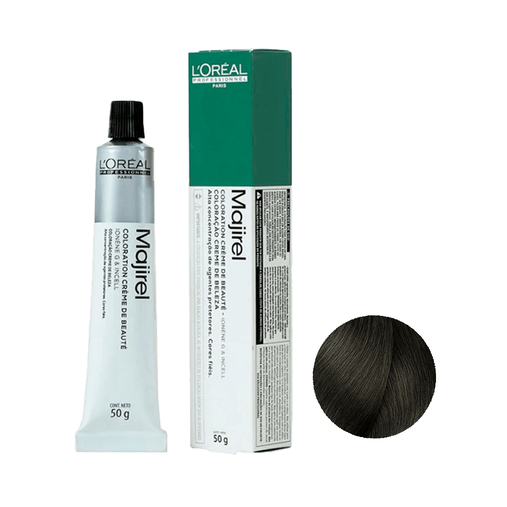 Coloração L'Oréal Professionnel Majirel 6.07 tubo 50g - Louro Escuro Natural Frio