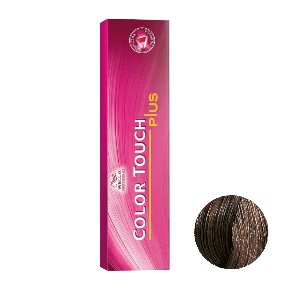 Tonalizante Color Touch Plus 55/07 Castanho Claro Intenso Natural Marrom Wella Professionals