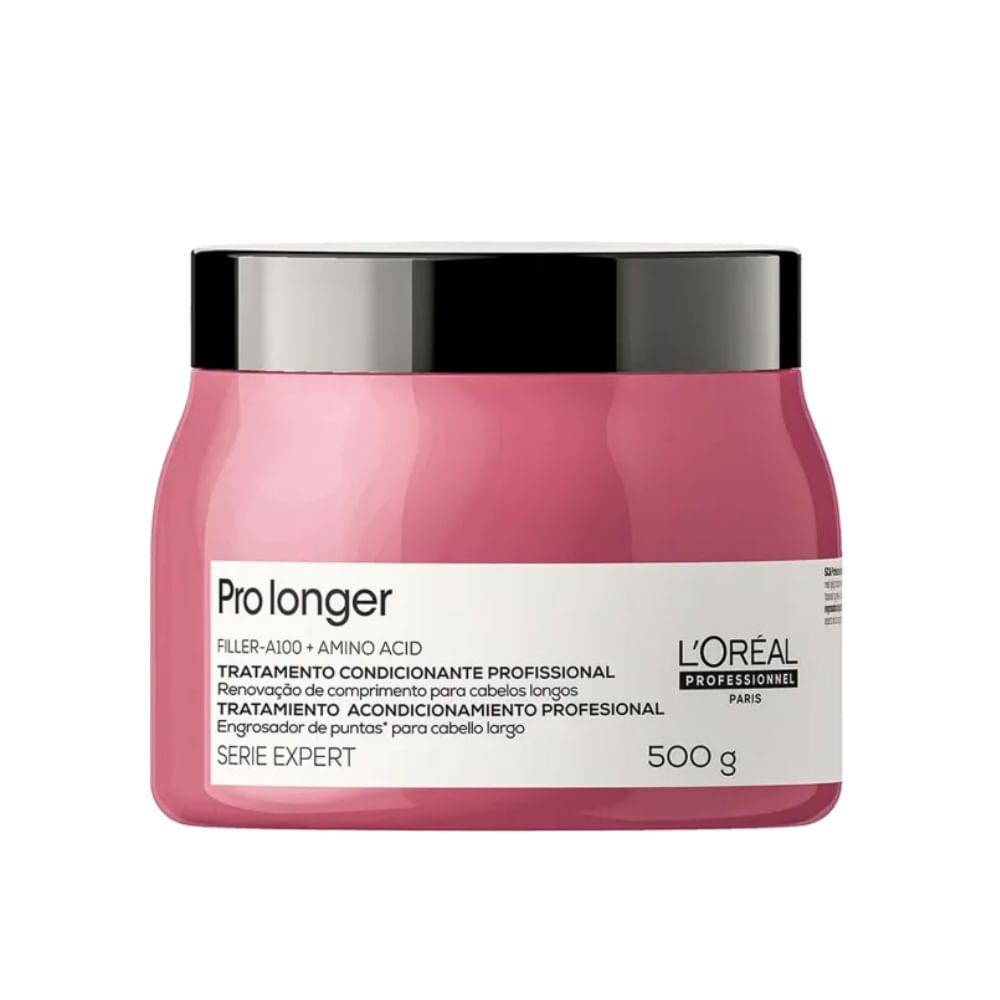 Máscara Capilar L'Oréal Professionnel Pro Longer 500g - embalagem rosa
