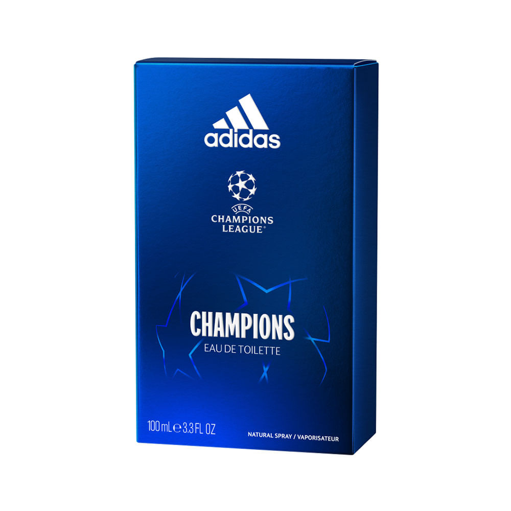 Embalagem do Perfume Adidas UEFA Champions Eau de Toilette 100ml