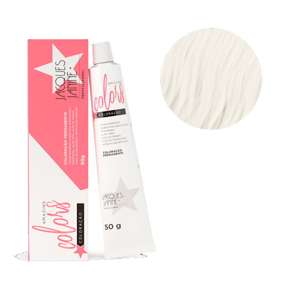 Coloração Jacques Janine Amazing Colors 00S Intensificador de Clareamento - tubo 50g e caixa