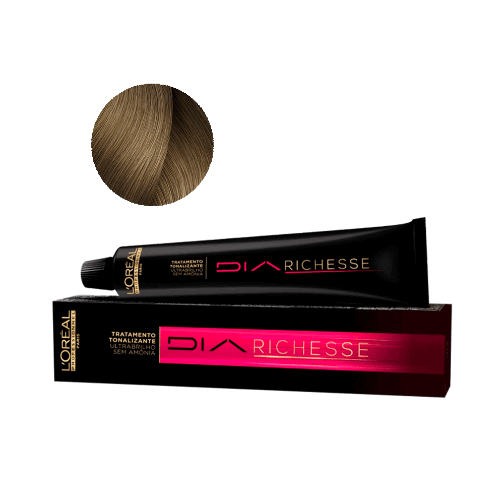 Tonalizante L'Oréal Professionnel DiaRichesse 8.0 Louro Claro Profundo 50g