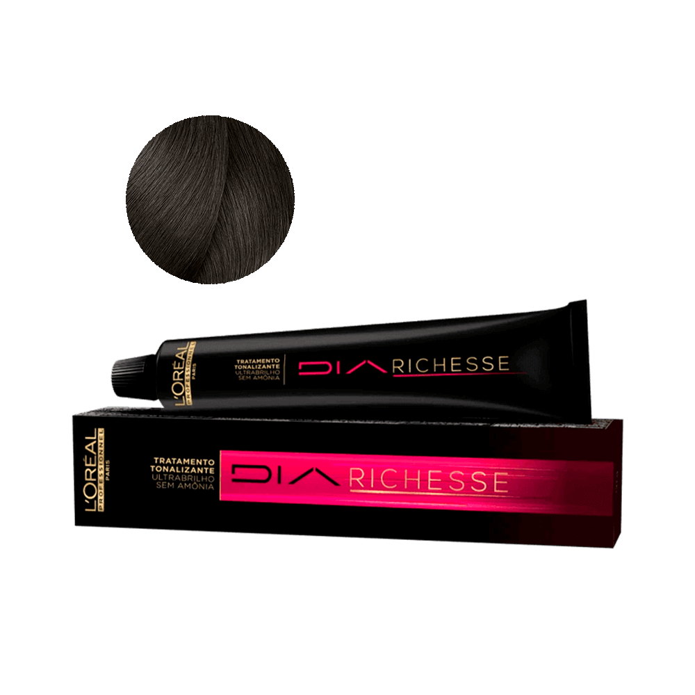 Tonalizante L'Oréal Professionnel DiaRichesse 5.0 Castanho Claro Profundo 50g