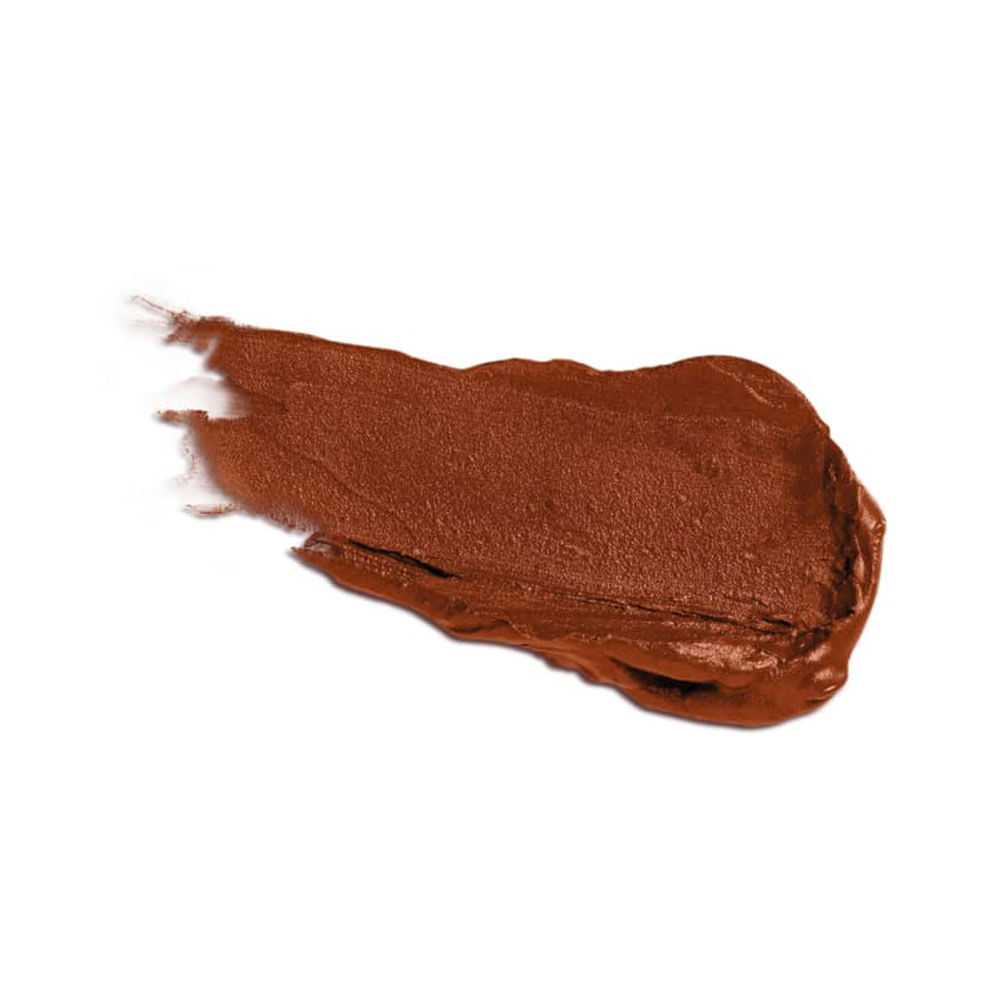 Amostra da textura cremosa do Balm Niina Secrets Caramelo
