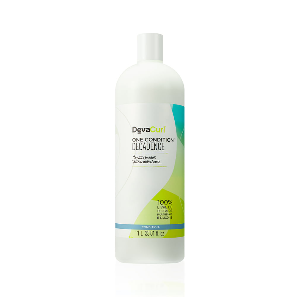 Frasco frontal do Condicionador Deva Curl One Condition Decadence 1000ml