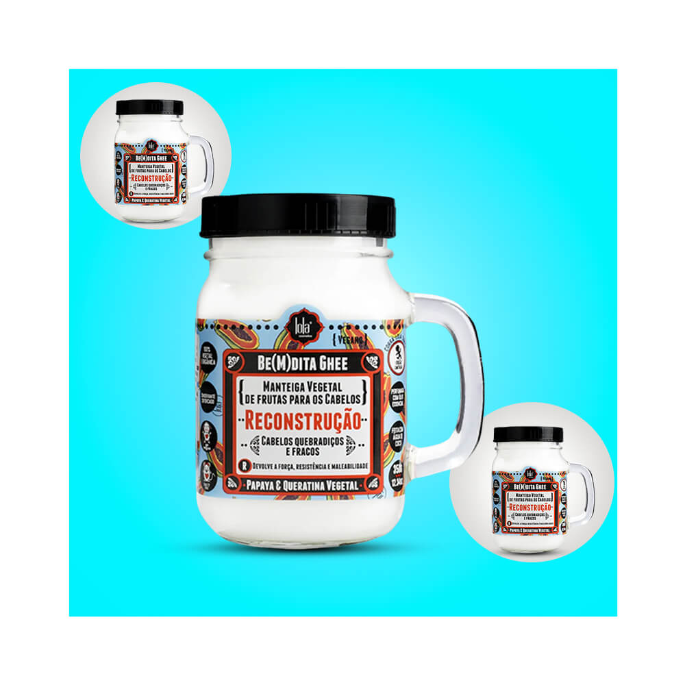 Imagem promocional do pote da Manteiga Lola Be(M)Dita Ghee 350g
