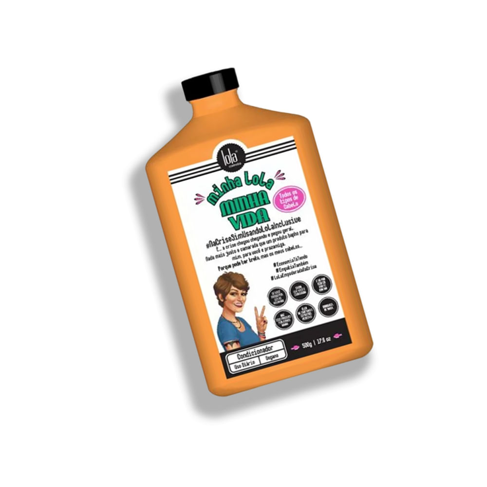Condicionador Lola Minha Lola Minha Vida 500ml em ângulo inclinado