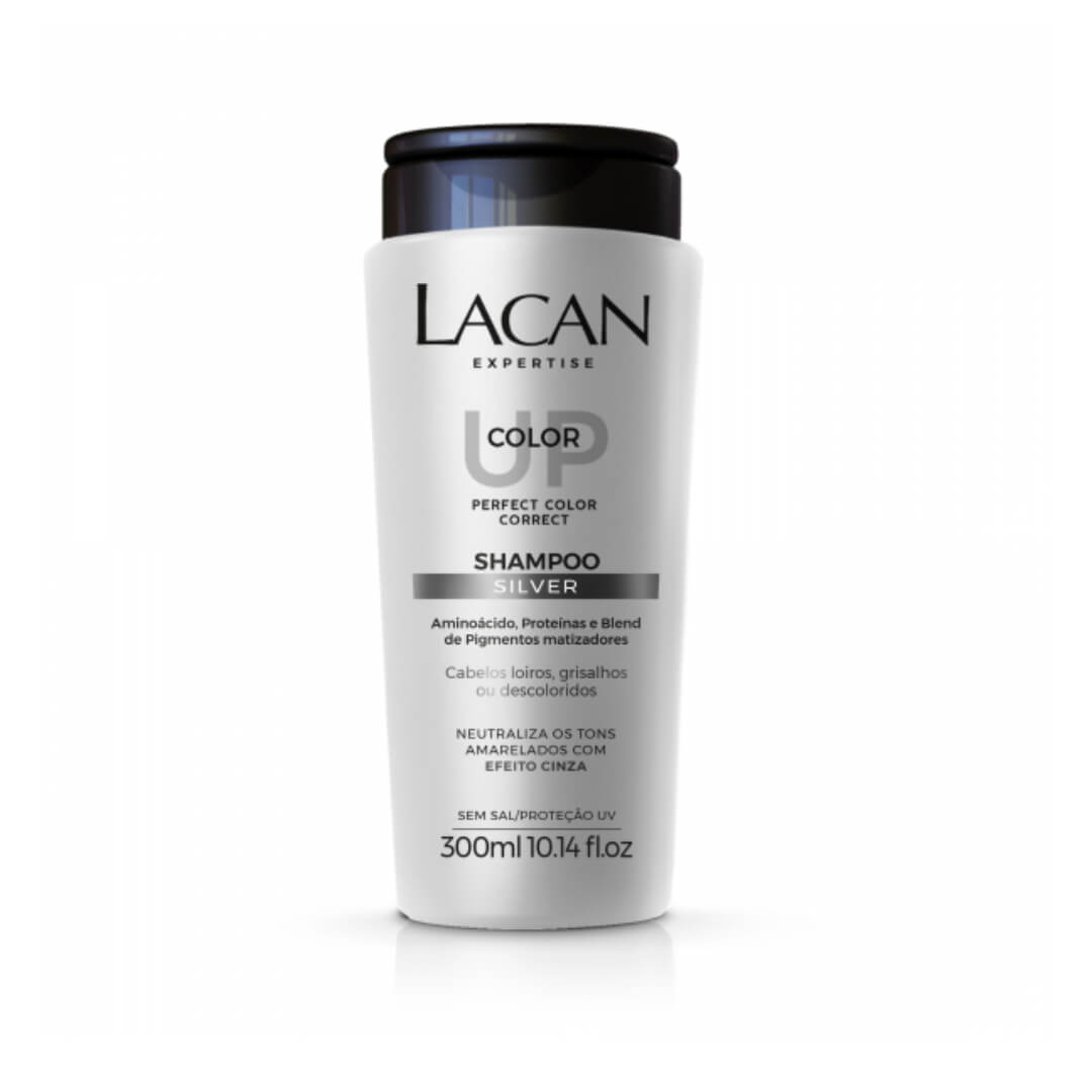 Frasco do Shampoo Lacan Silver Color Up 300ml