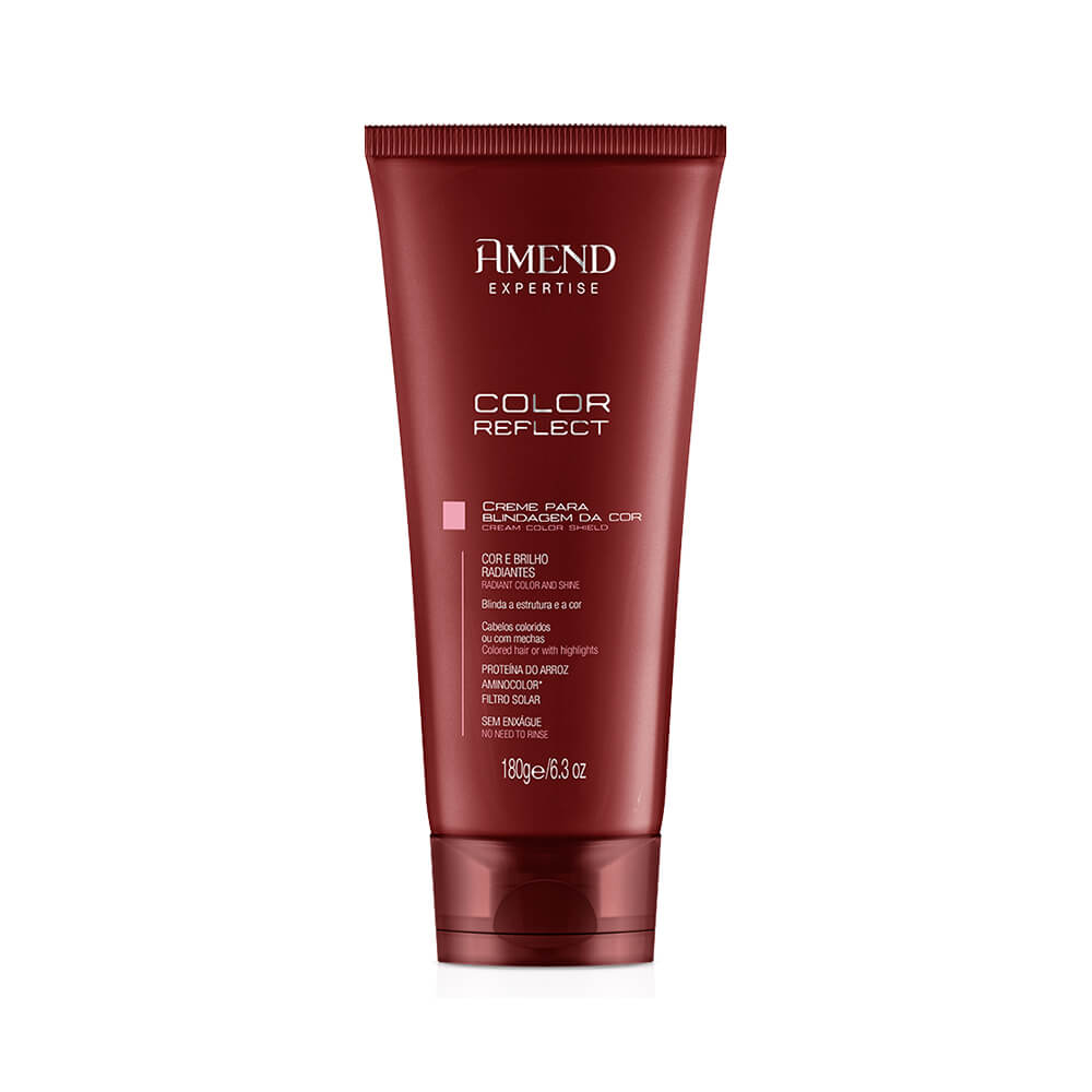 Creme Amend Expertise Color Reflect 180g - foto frontal do tubo vermelho