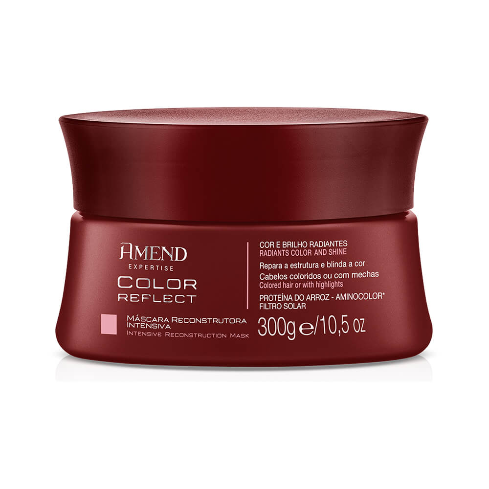 Pote fechado Máscara Amend Expertise Color Reflect 300g - vista frontal