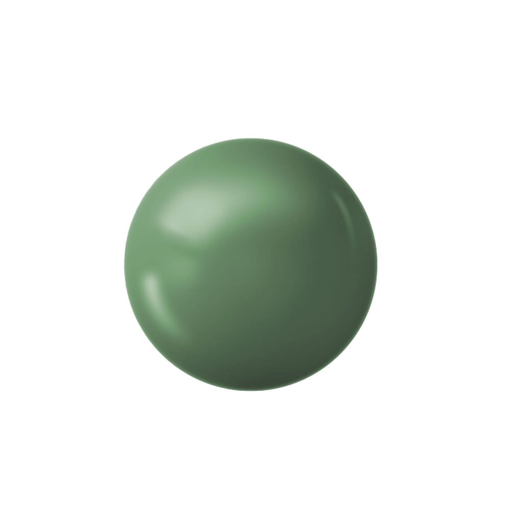 Amostra da cor Verde Esmeralda com acabamento cremoso