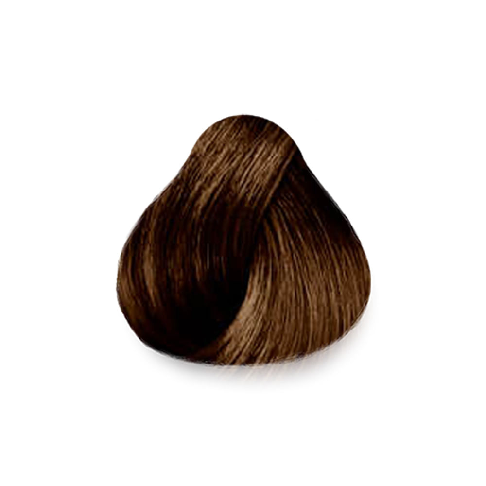 Amostra de cor Louro Escuro Cinza 6.1 com brilho natural