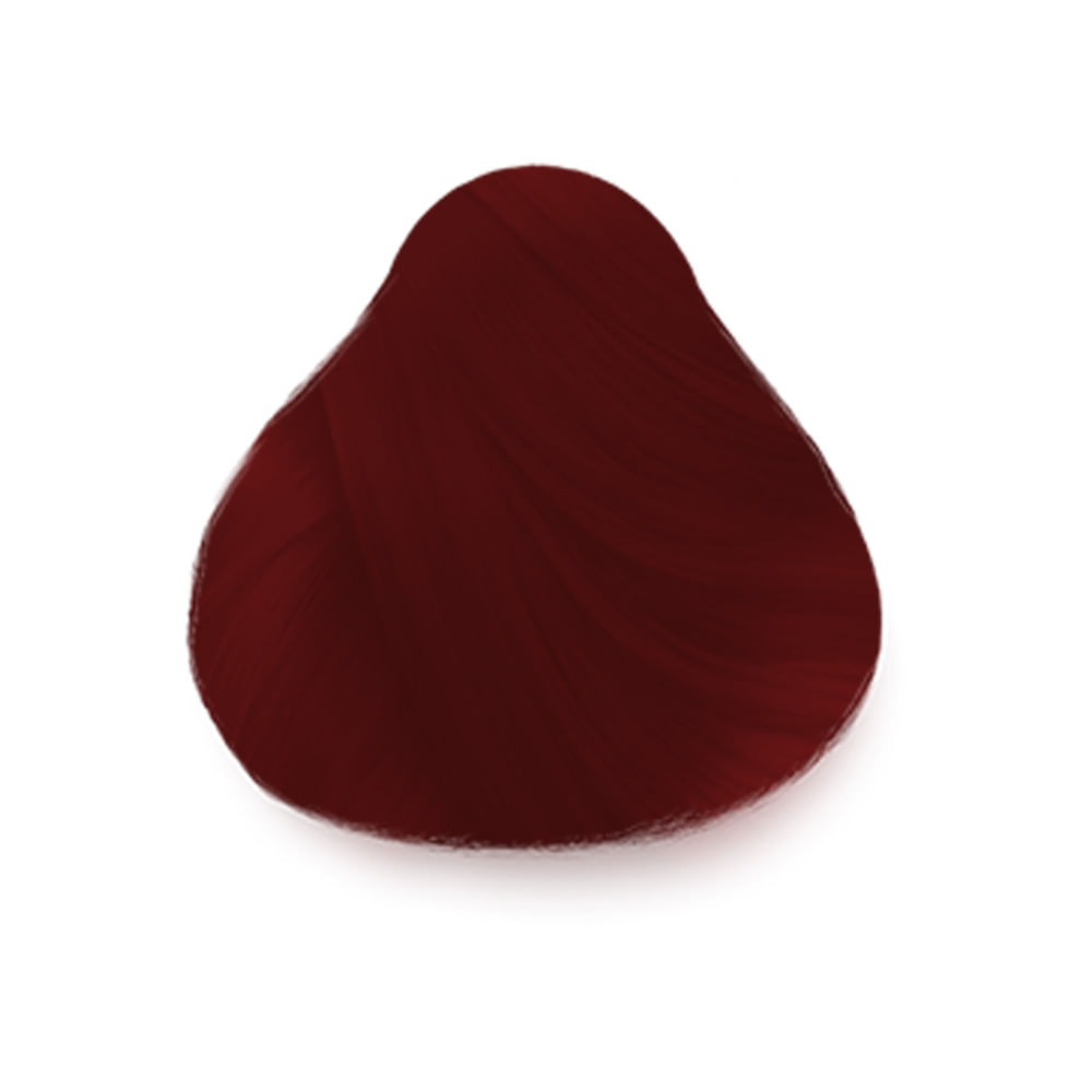 Amostra da cor Itallian Color 6.66 vermelho intenso