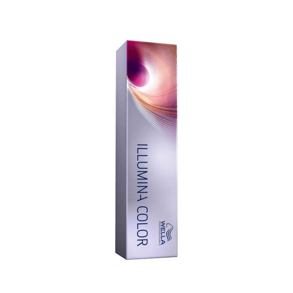 Embalagem Wella Illumina Color 6 Louro Escuro em fundo branco