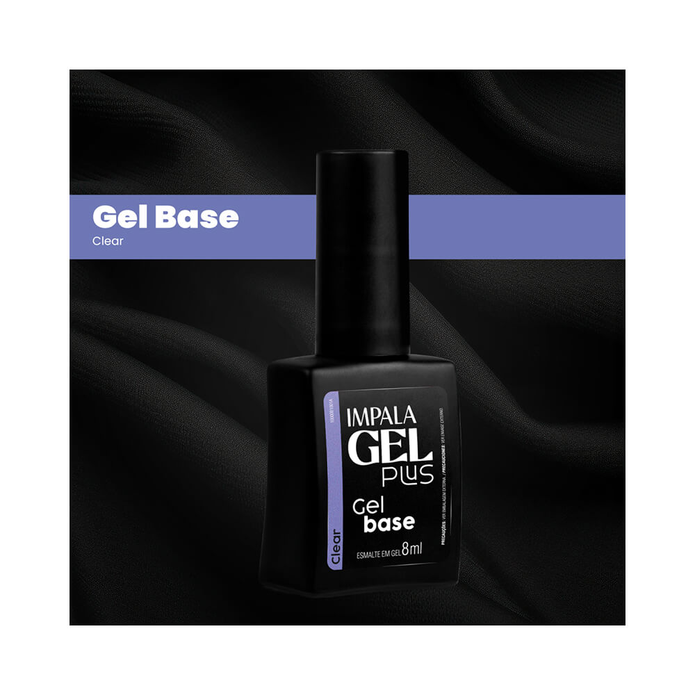 Esmalte Impala Gel Plus Base 8ml - destaque técnico