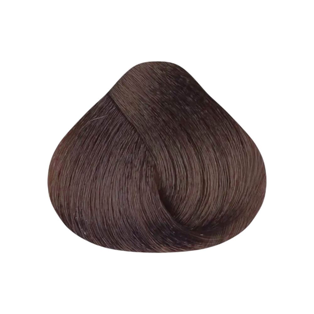 Amostra da cor Castanho Médio da coloração Keune