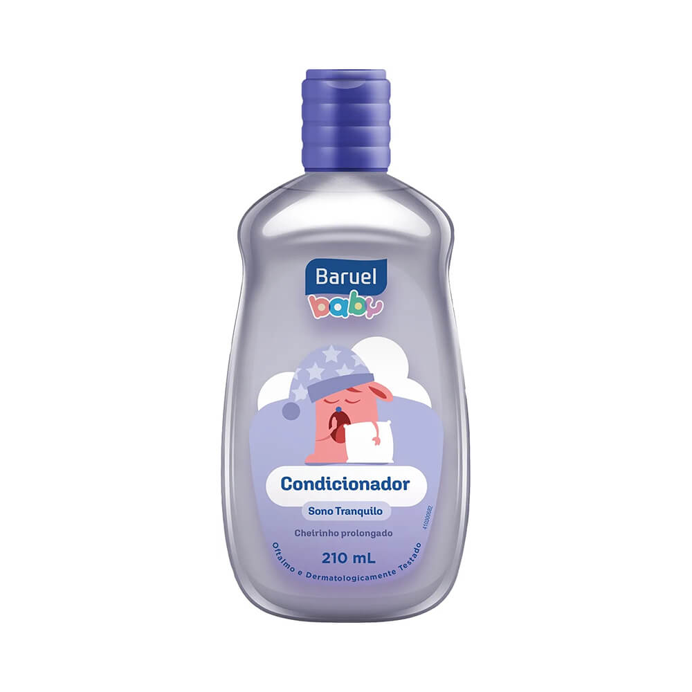 Frente do Condicionador Baruel Baby Sono Tranquilo 210ml