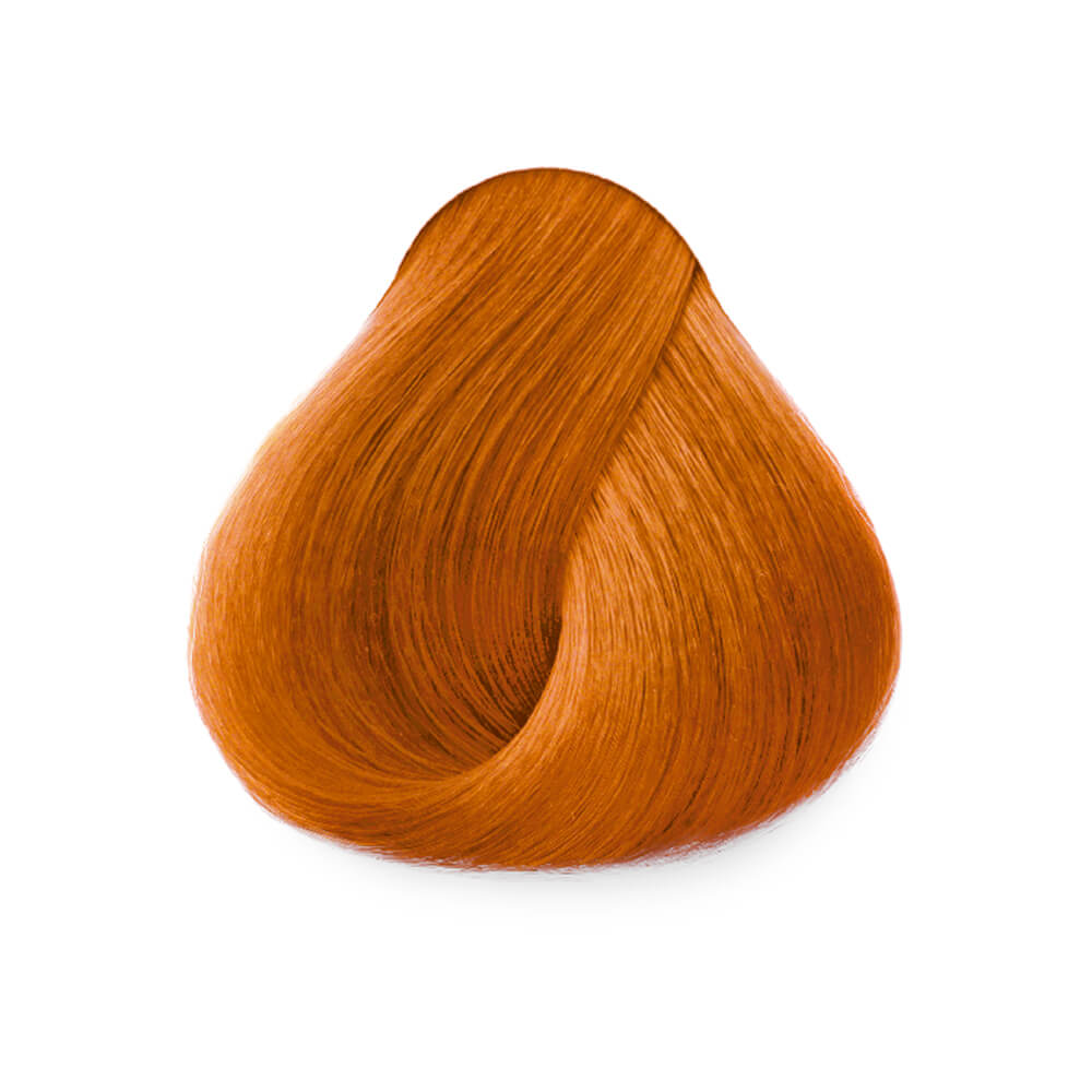 Amostra de cor laranja vibrante da coloração Kiwi Funny Colors